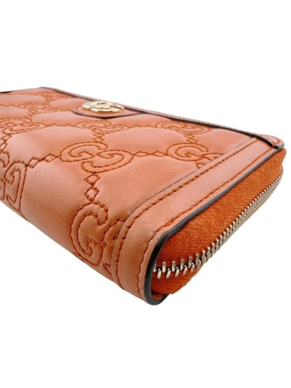 Gucci Zip Around GG Matelasse Wallet